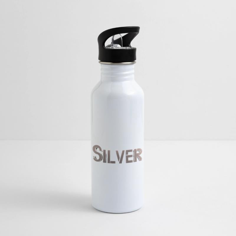 Silver Stylized Text