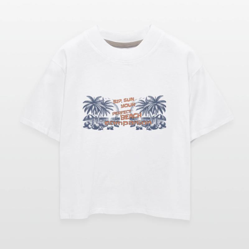 sip sun your perfect beach companion t-shirt