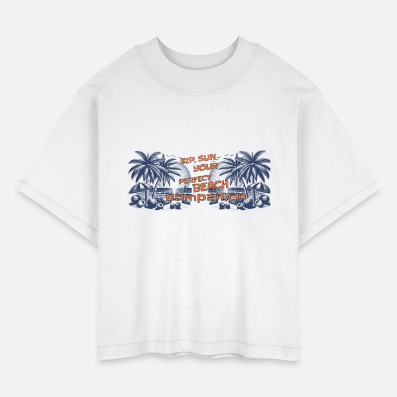 sip sun your perfect beach companion t-shirt