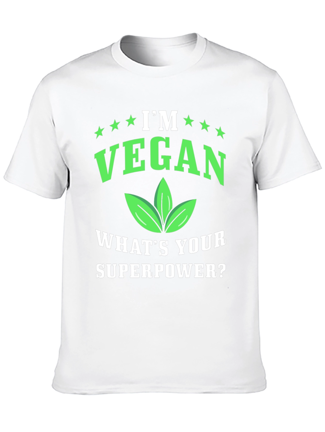 Vegan Superpower Graphic T-Shirt