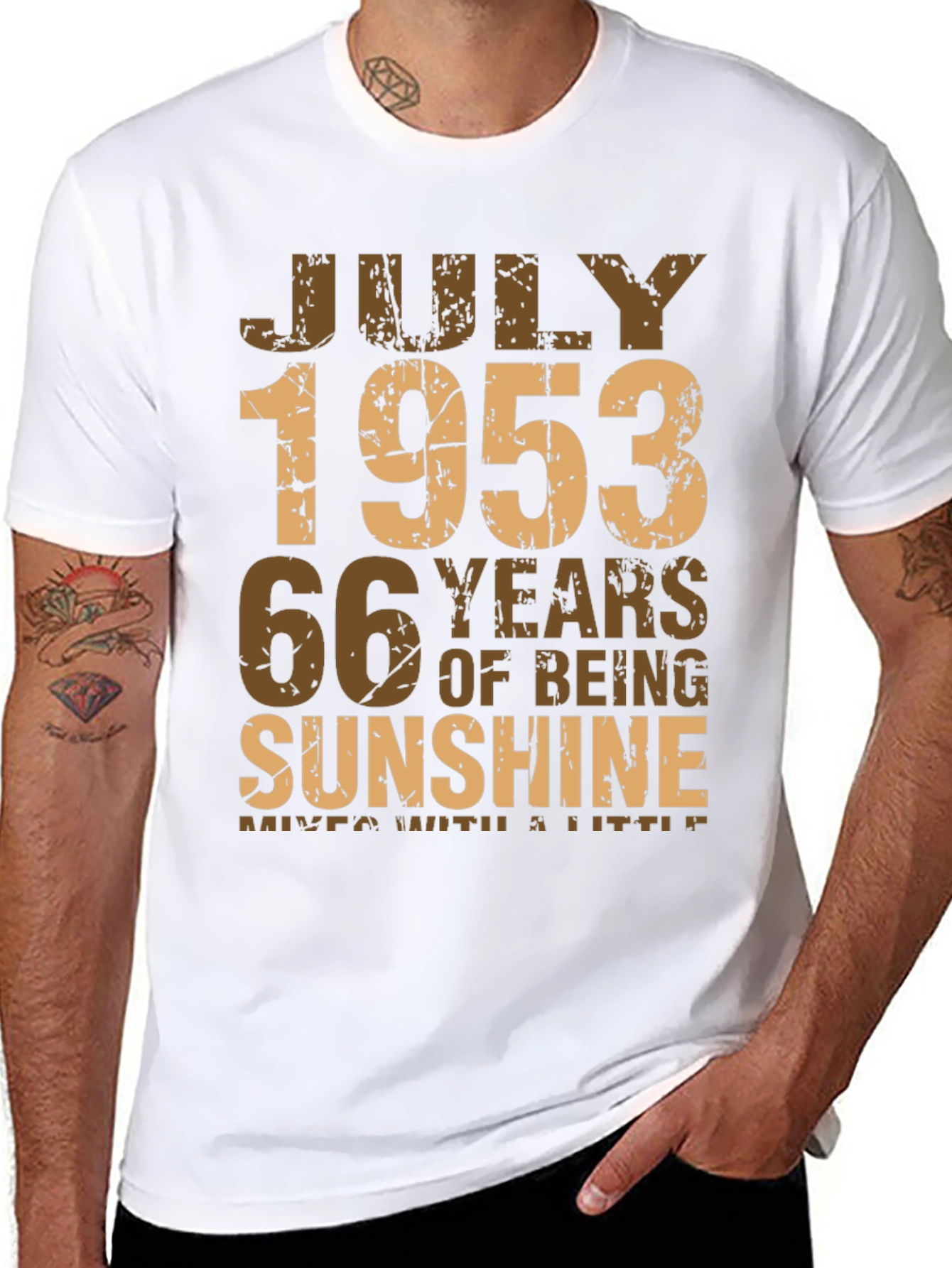 July 1953 T-Shirt - 66 Years of Sunshine