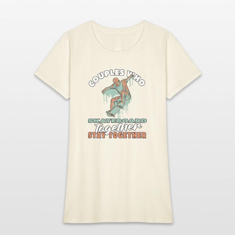 Skateboard Skater Couple