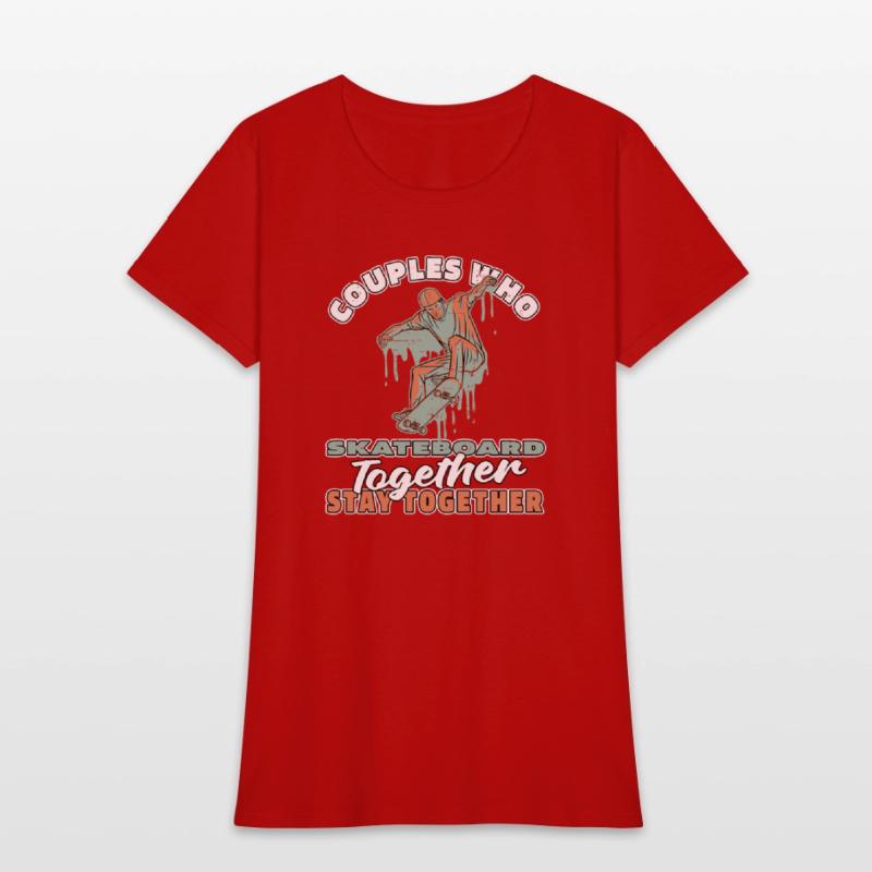 Skateboard Skater Couple