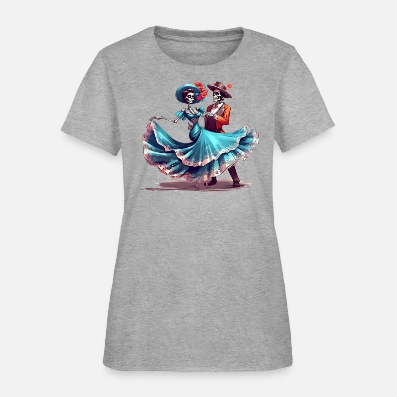 Skeletons Dancing on Mexican Day of the Dead