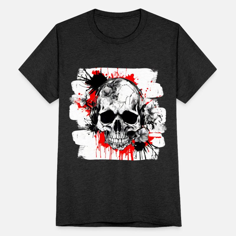 Skull Heavy Metal Trash Polka Demon