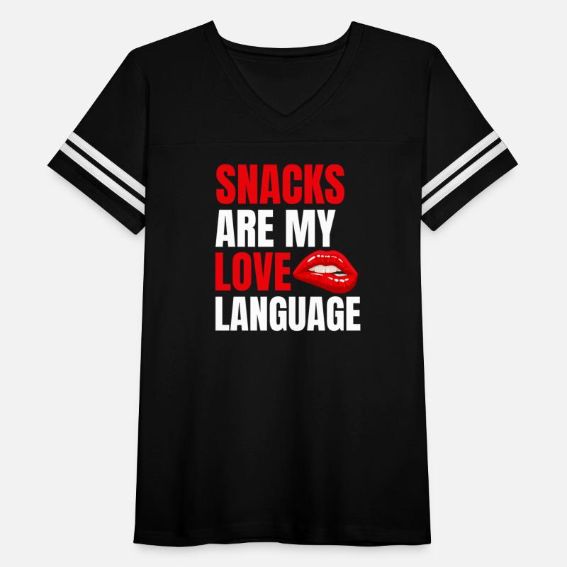 Snacks Are My Love Language Bold Tee