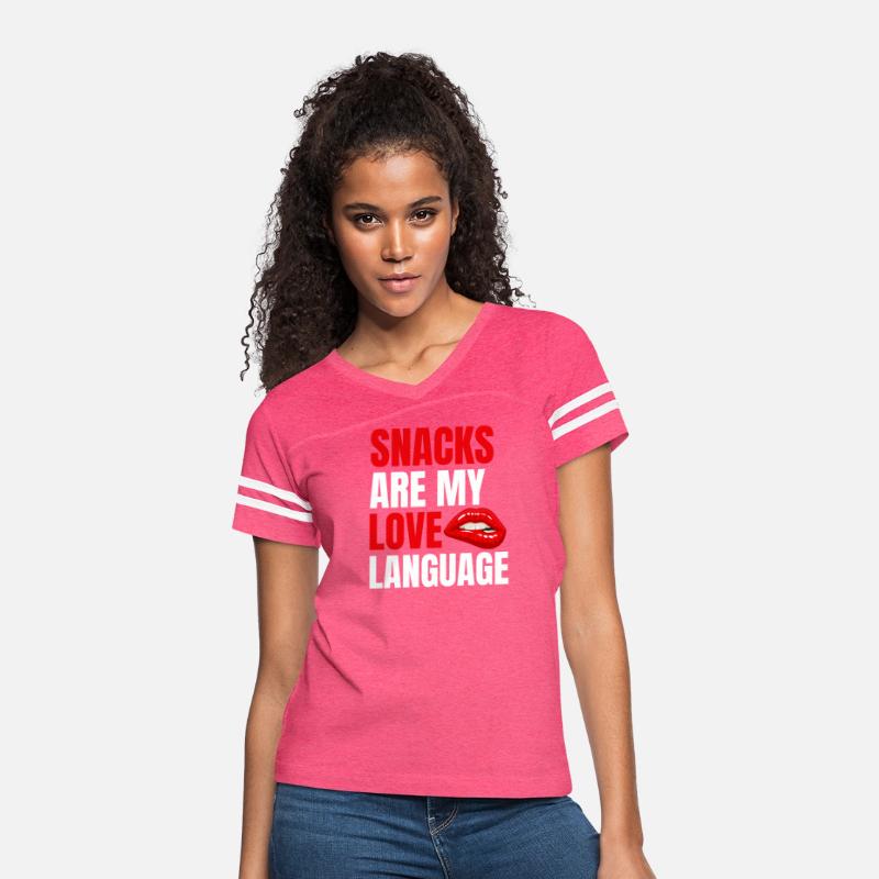 Snacks Are My Love Language Bold Tee
