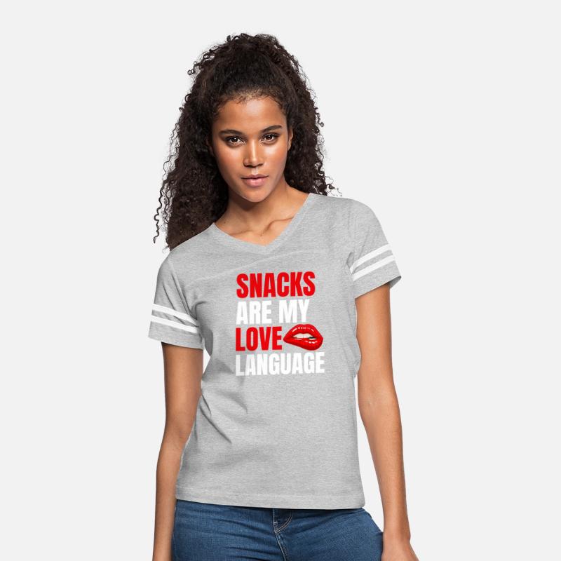 Snacks Are My Love Language Bold Tee