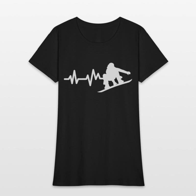 Snowboard Heartbeat Snowboarder
