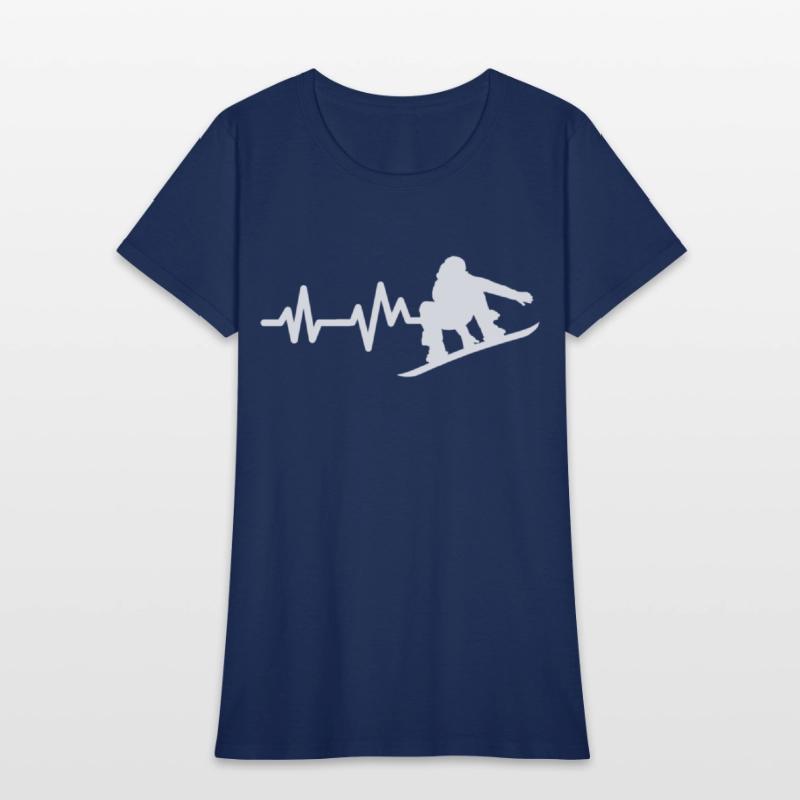 Snowboard Heartbeat Snowboarder