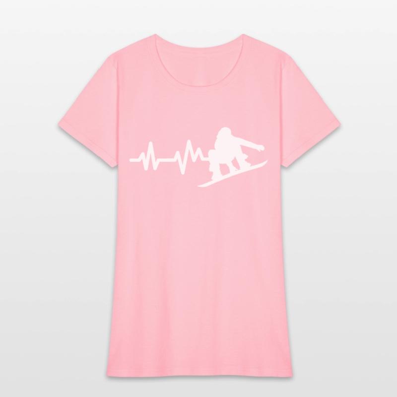 Snowboard Heartbeat Snowboarder