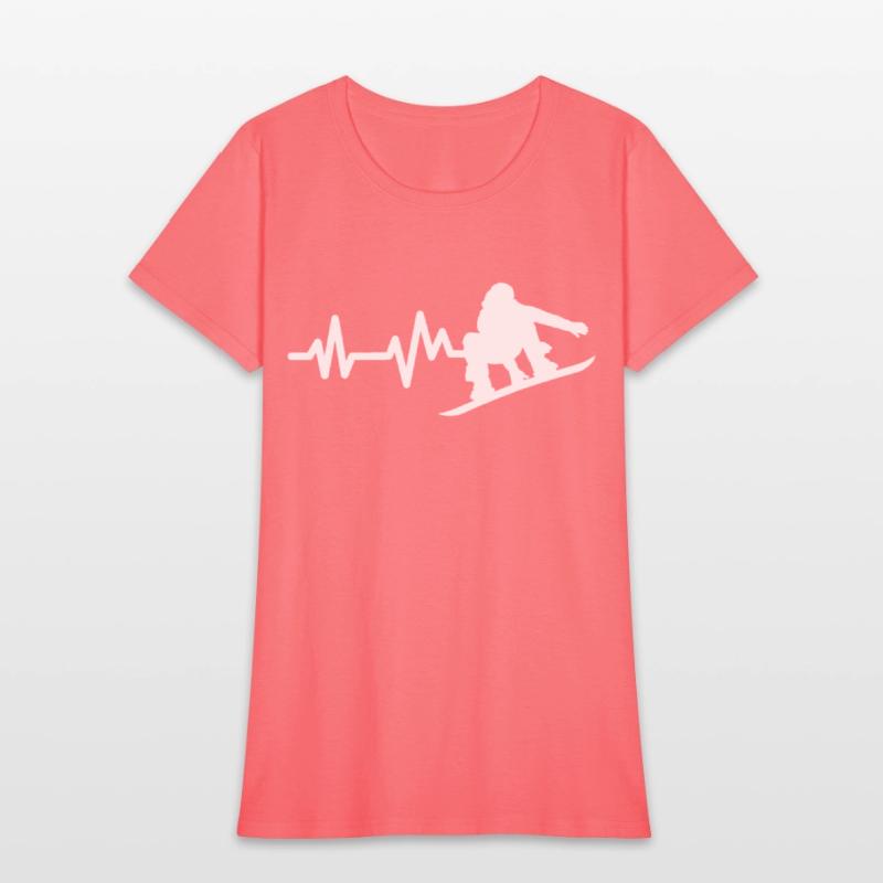 Snowboard Heartbeat Snowboarder