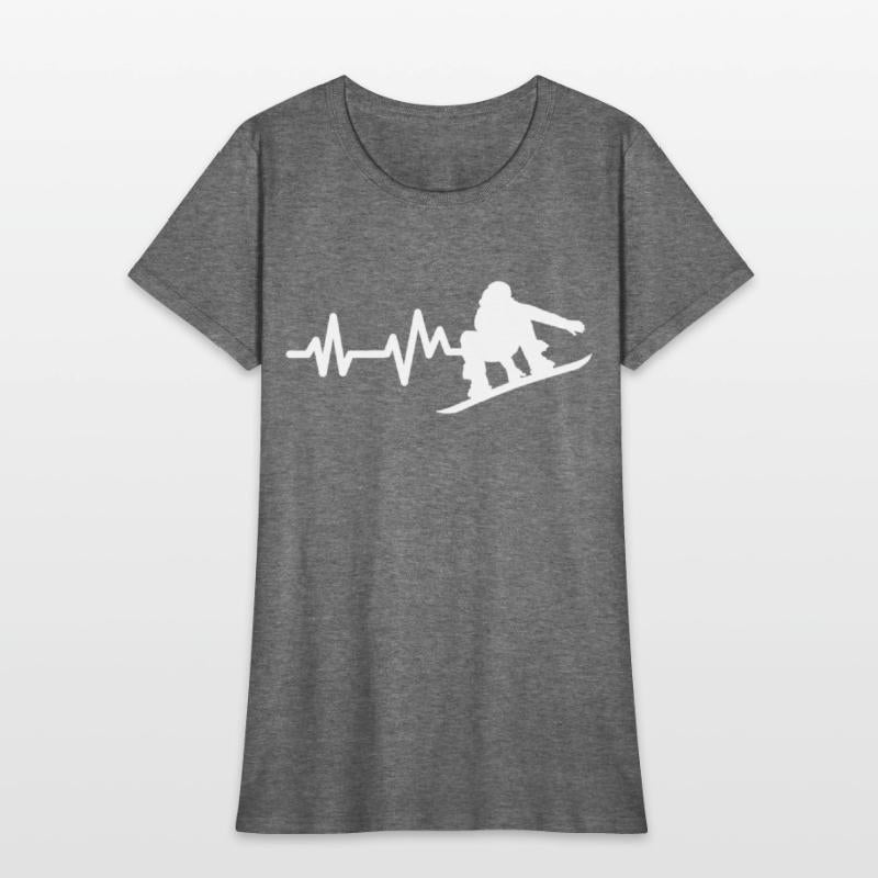 Snowboard Heartbeat Snowboarder