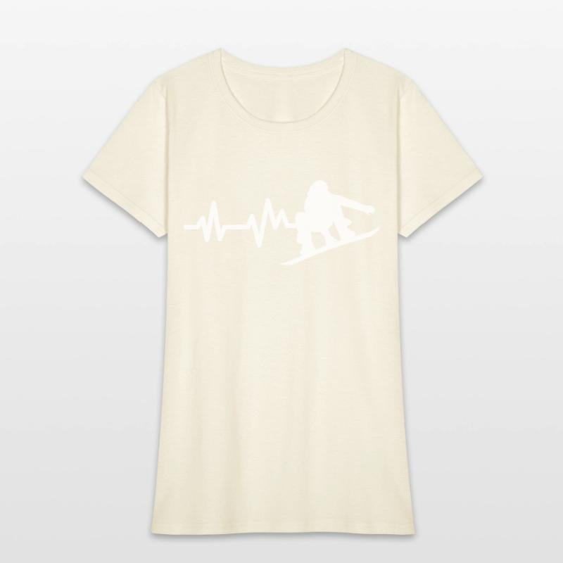 Snowboard Heartbeat Snowboarder