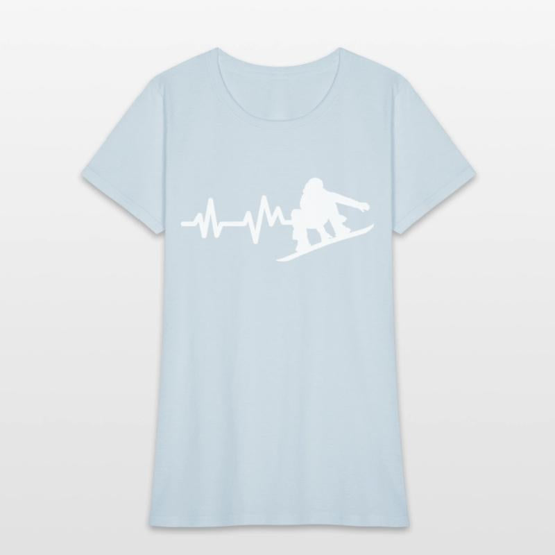 Snowboard Heartbeat Snowboarder