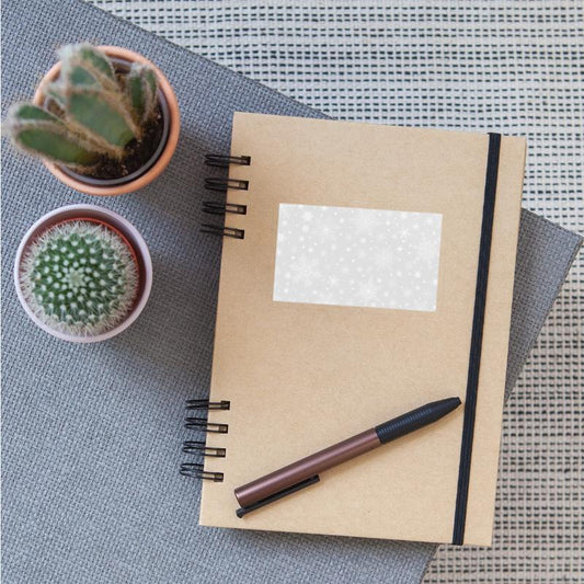 Snowflakes Pattern Grey White