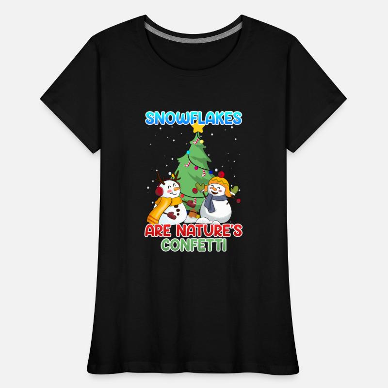 Snowman Snowflakes a Nature's Confetti