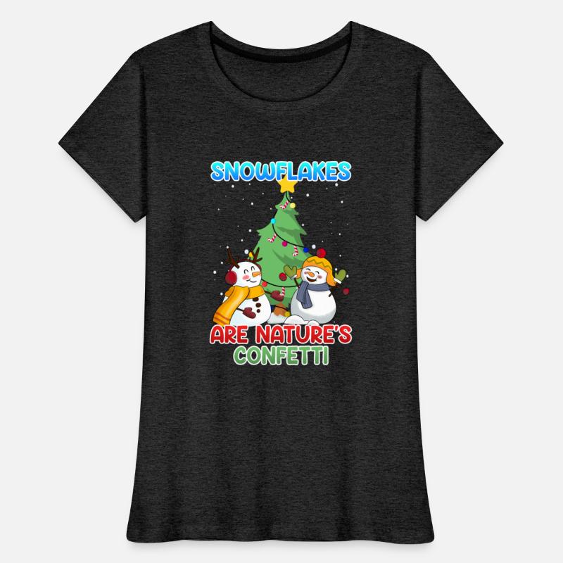 Snowman Snowflakes a Nature's Confetti