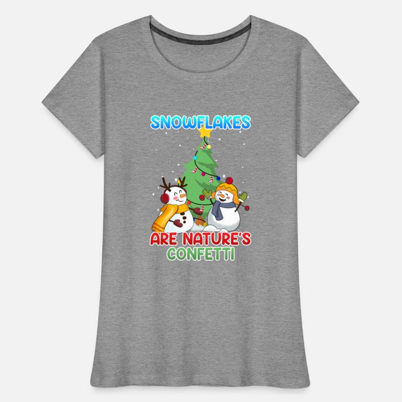 Snowman Snowflakes a Nature's Confetti