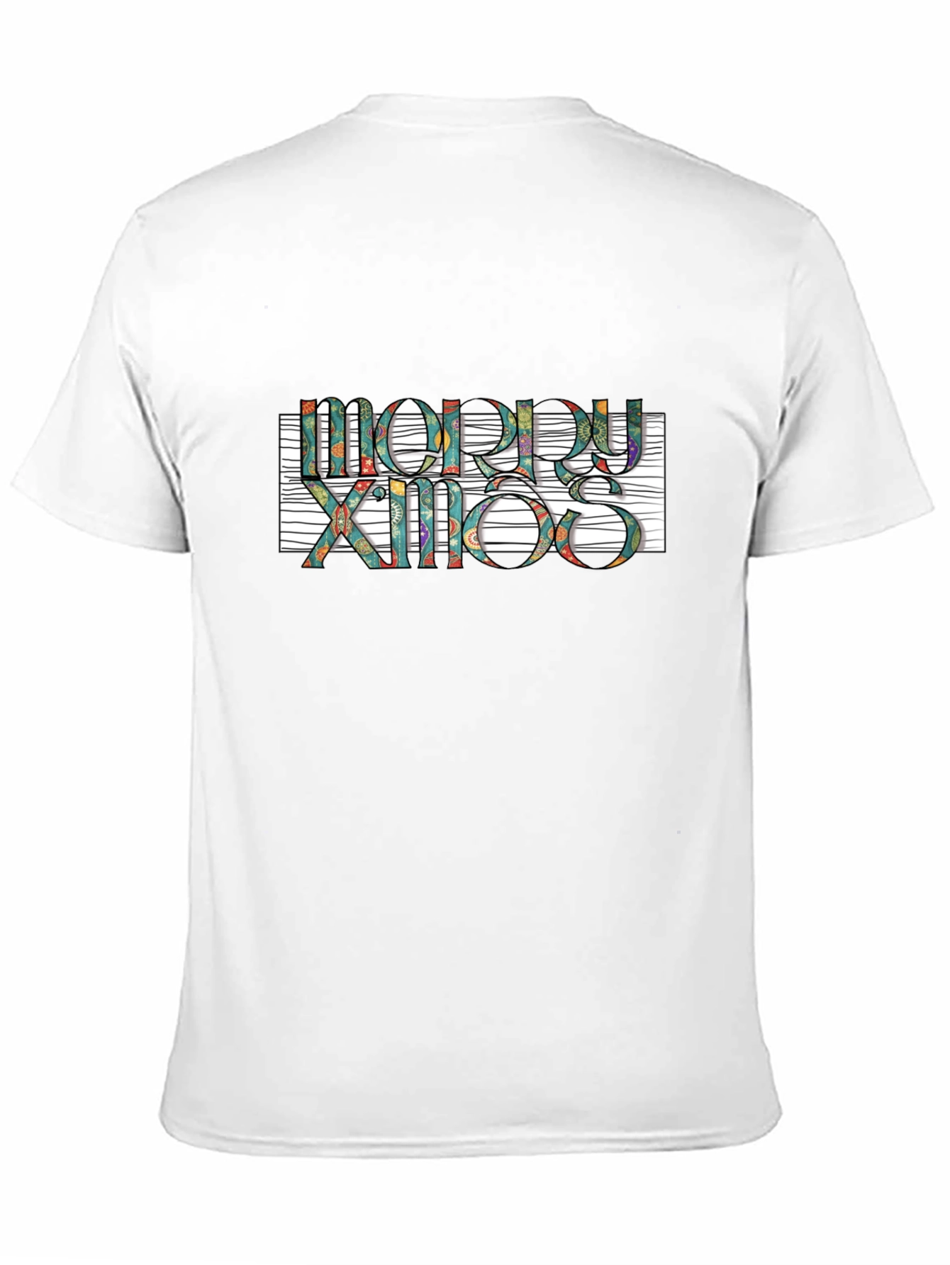 Festive Merry Xmas Graphic T-Shirt - Stylish Holiday Apparel