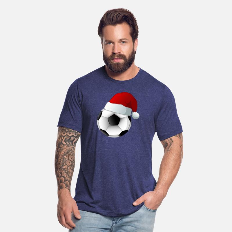 Soccer Ball Wearing Santa Hat Soccer Christmas