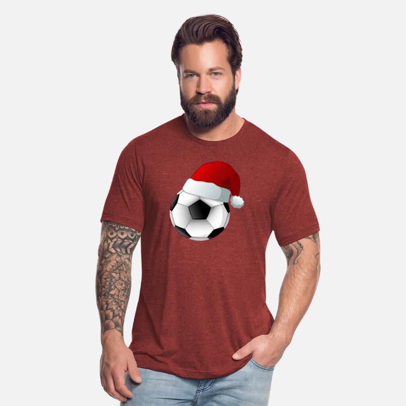 Soccer Ball Wearing Santa Hat Soccer Christmas