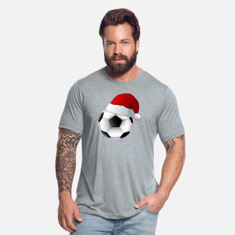 Soccer Ball Wearing Santa Hat Soccer Christmas