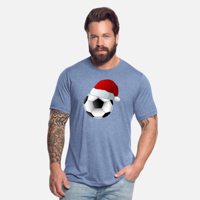 Soccer Ball Wearing Santa Hat Soccer Christmas