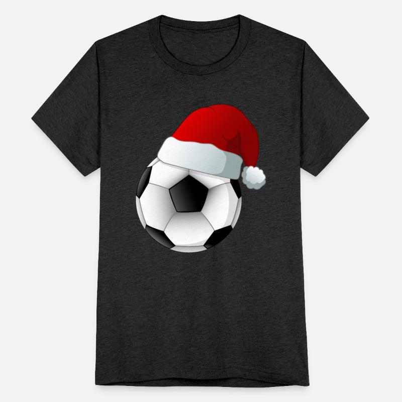 Soccer Ball Wearing Santa Hat Soccer Christmas