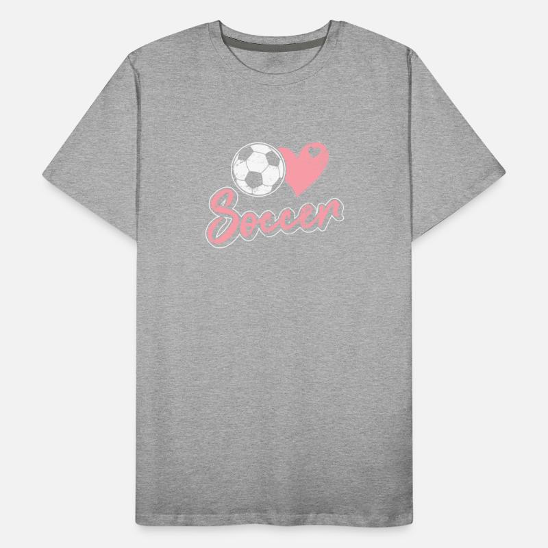 Soccer Lover Heart and Ball Soccer Lover Girls Soc