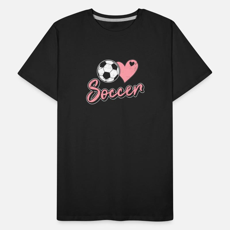 Soccer Lover Heart and Ball Soccer Lover Girls Soc