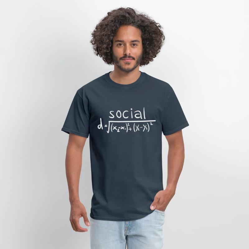 Social Distance Physics Humor Math humor t shirt