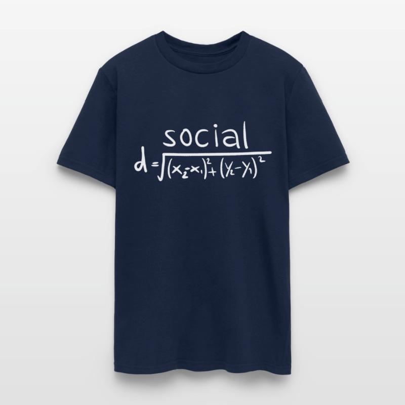 Social Distance Physics Humor Math humor t shirt