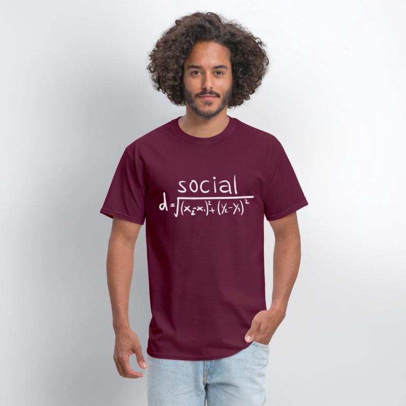 Social Distance Physics Humor Math humor t shirt