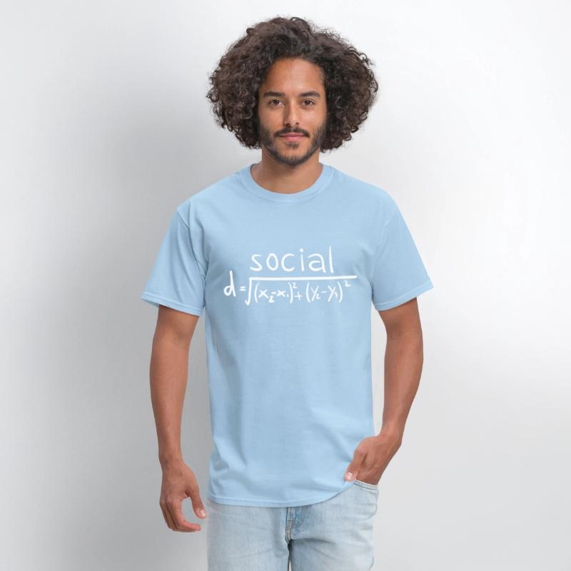 Social Distance Physics Humor Math humor t shirt