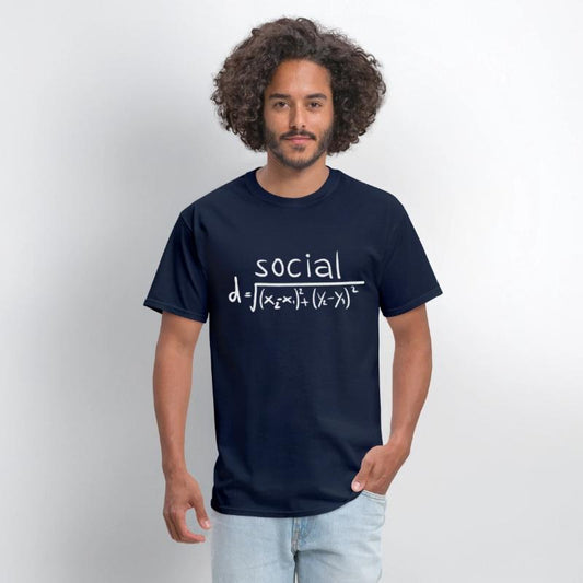Social Distance Physics Humor Math humor t shirt