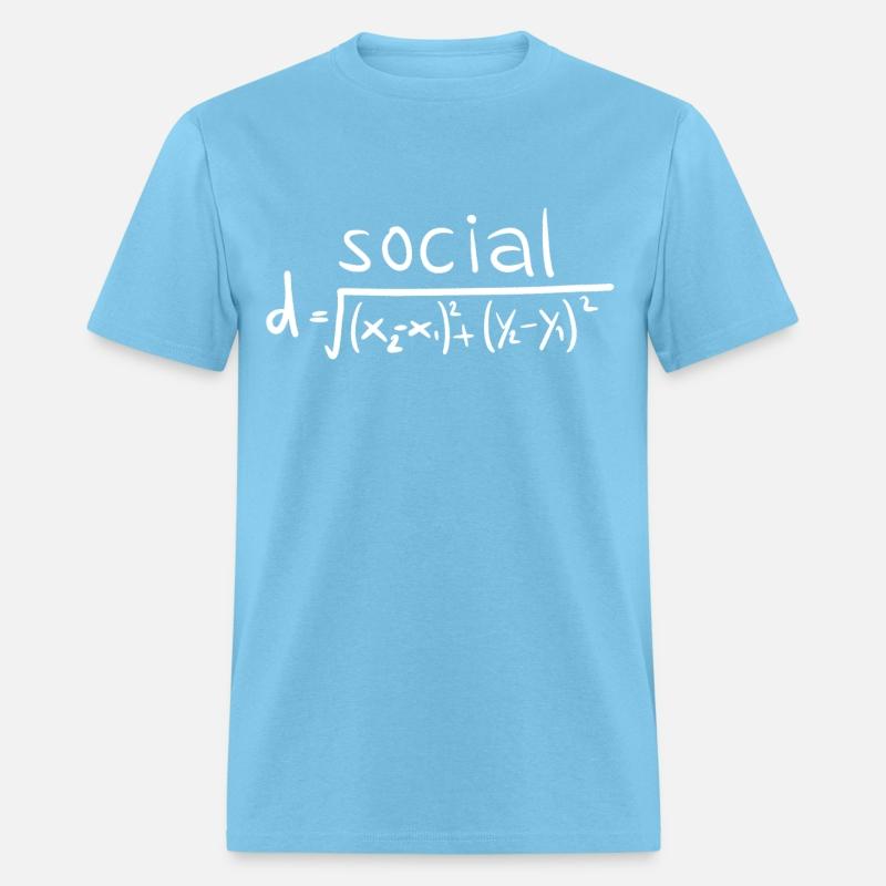 Social Distance Physics Humor Math humor t shirt