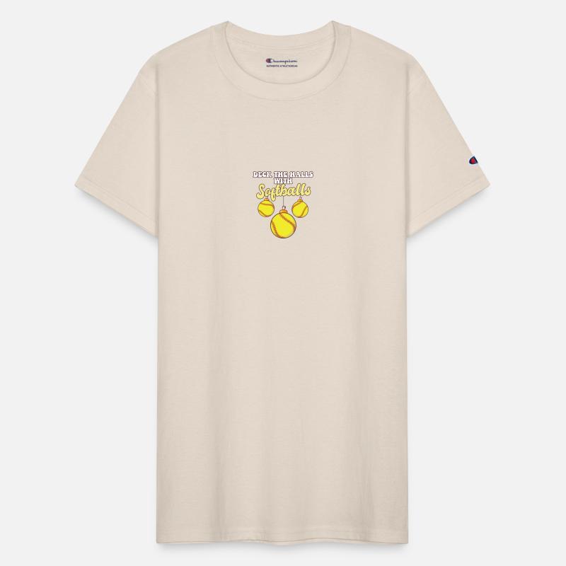 Softball Player Catcher Christmas Balls Deck The