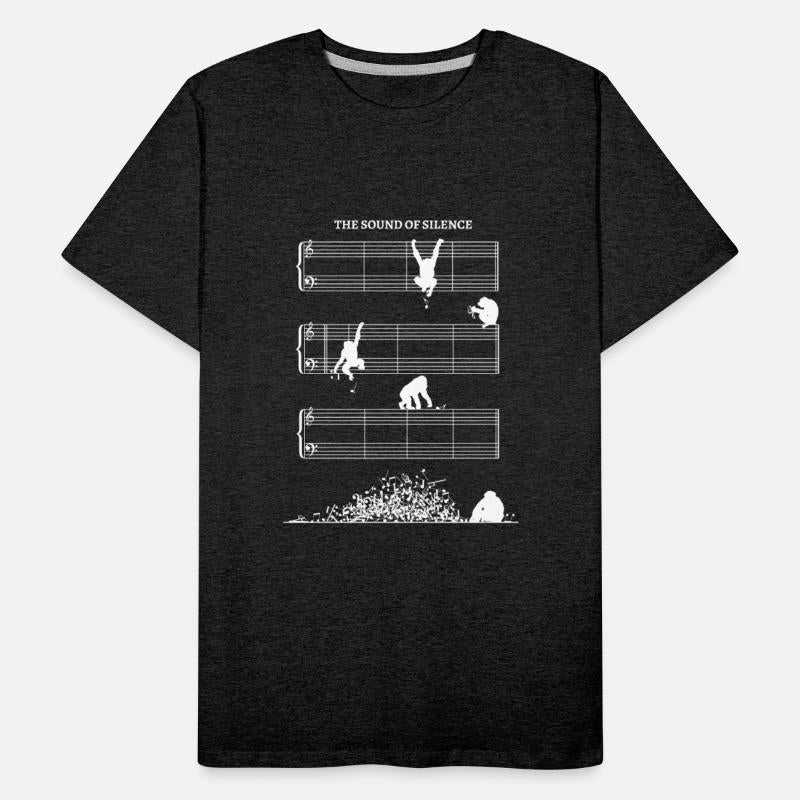 Sound Of Silence - Empty sheet music chimpanzees