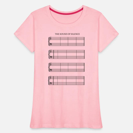 Sound of silence Empty Music Sheet without notes