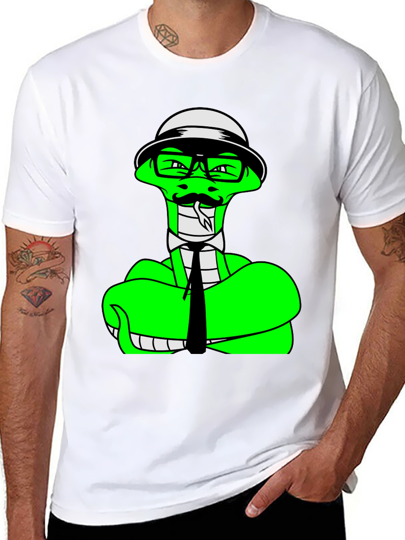 Python Snake Graphic T-Shirt