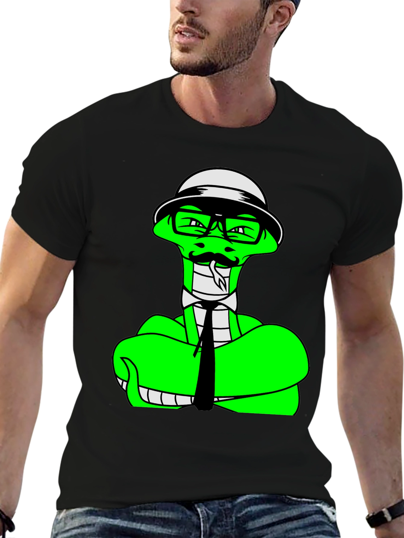 Python Snake Graphic T-Shirt