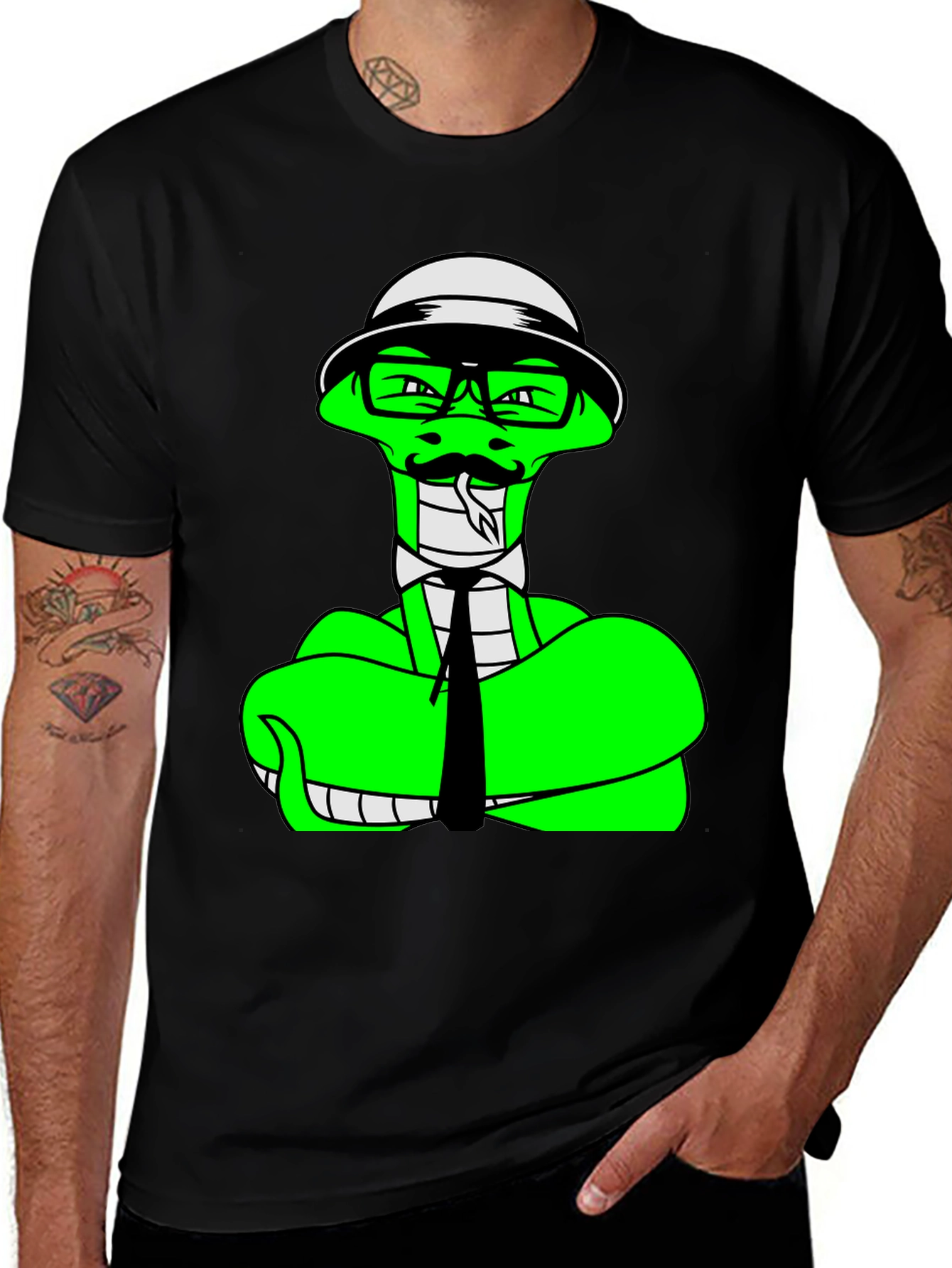 Python Snake Graphic T-Shirt