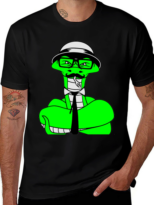 Python Snake Graphic T-Shirt