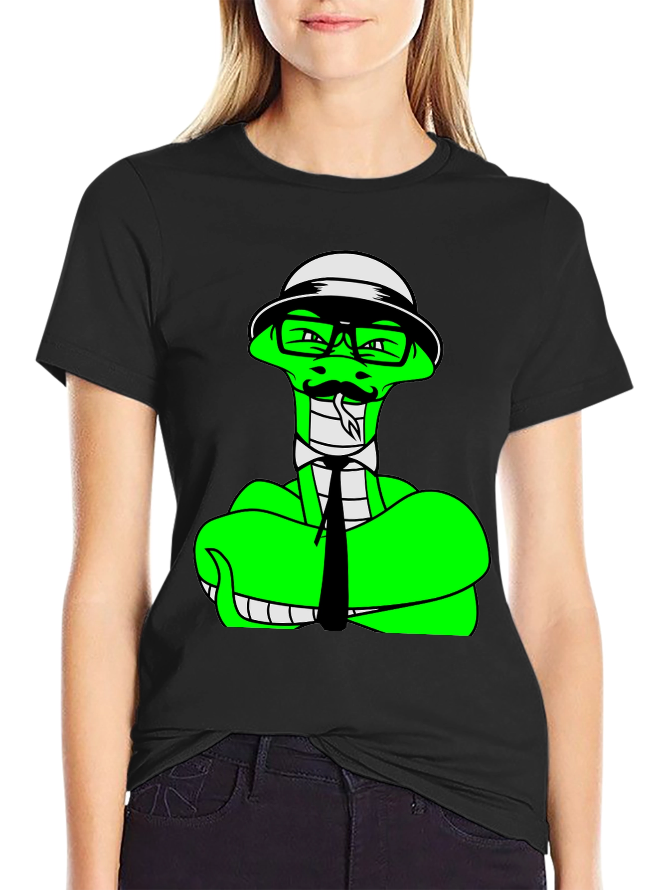 Python Snake Graphic T-Shirt