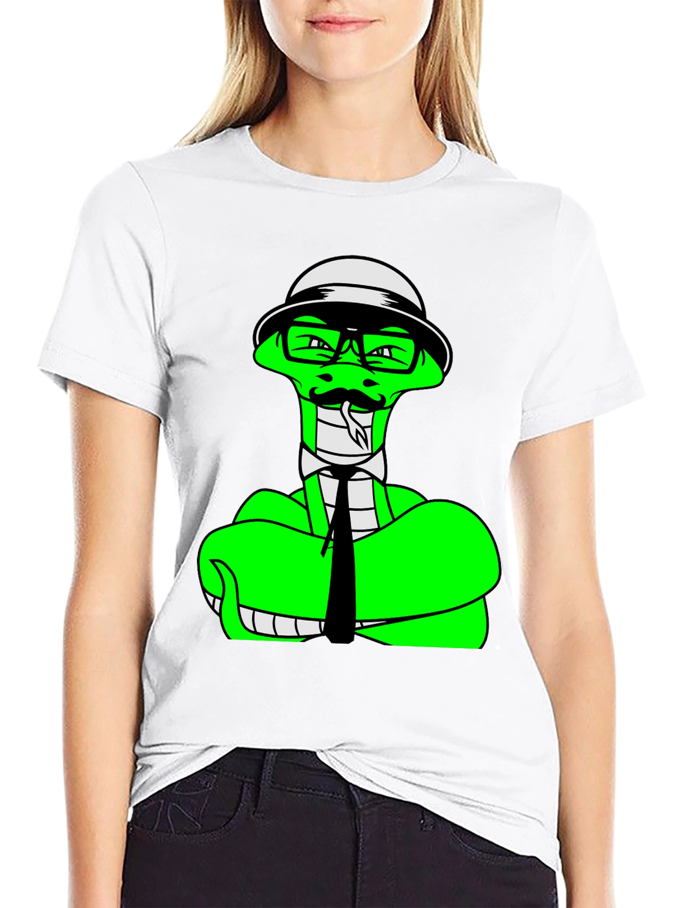 Python Snake Graphic T-Shirt