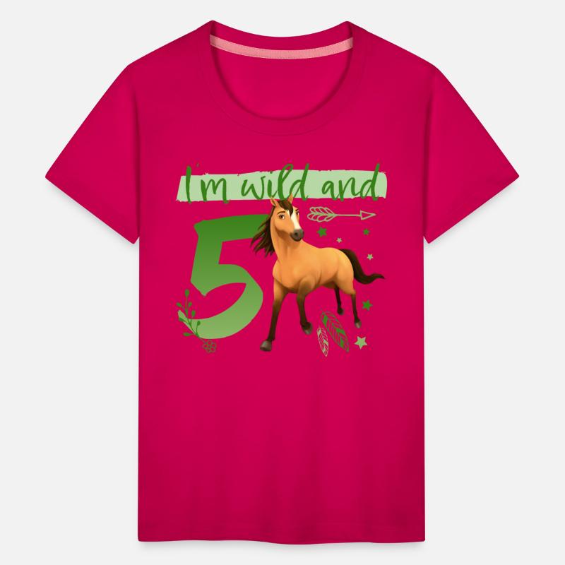 Spirit I'm wild and 5 Birthday Outfit Gift