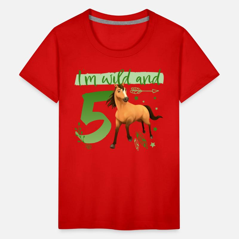 Spirit I'm wild and 5 Birthday Outfit Gift