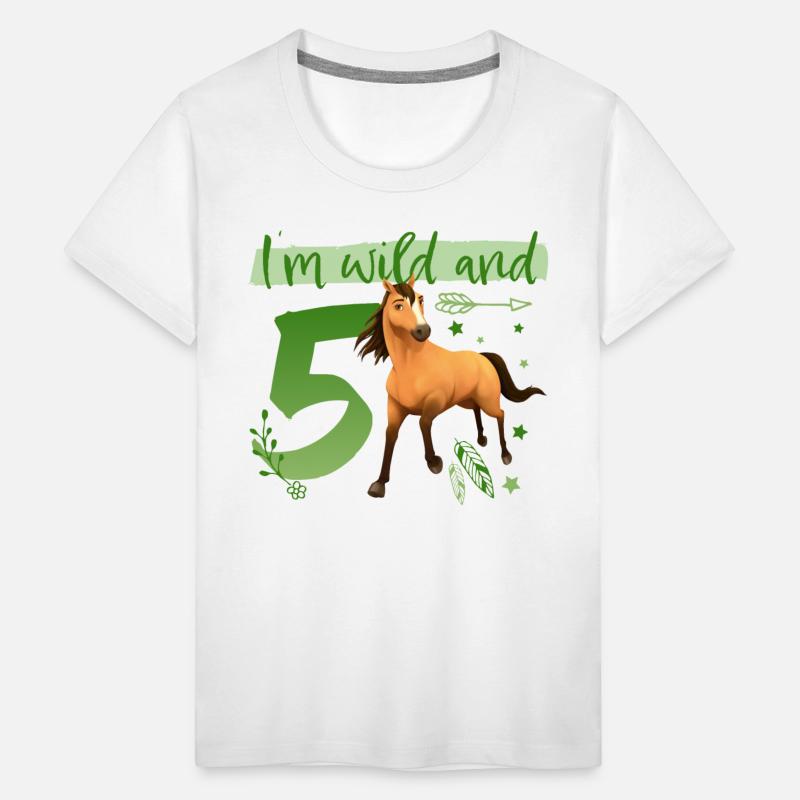 Spirit I'm wild and 5 Birthday Outfit Gift