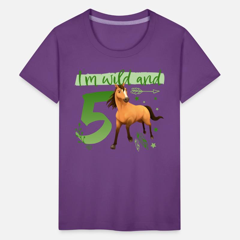 Spirit I'm wild and 5 Birthday Outfit Gift